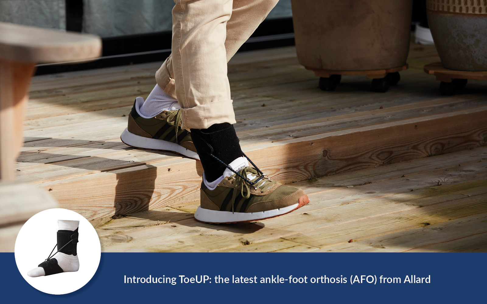 ToeUP™ - A New Drop Foot Orthosis from Camp Scandinavia!